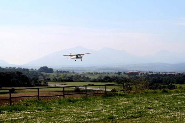 Aterrizaje desde el aeroplano